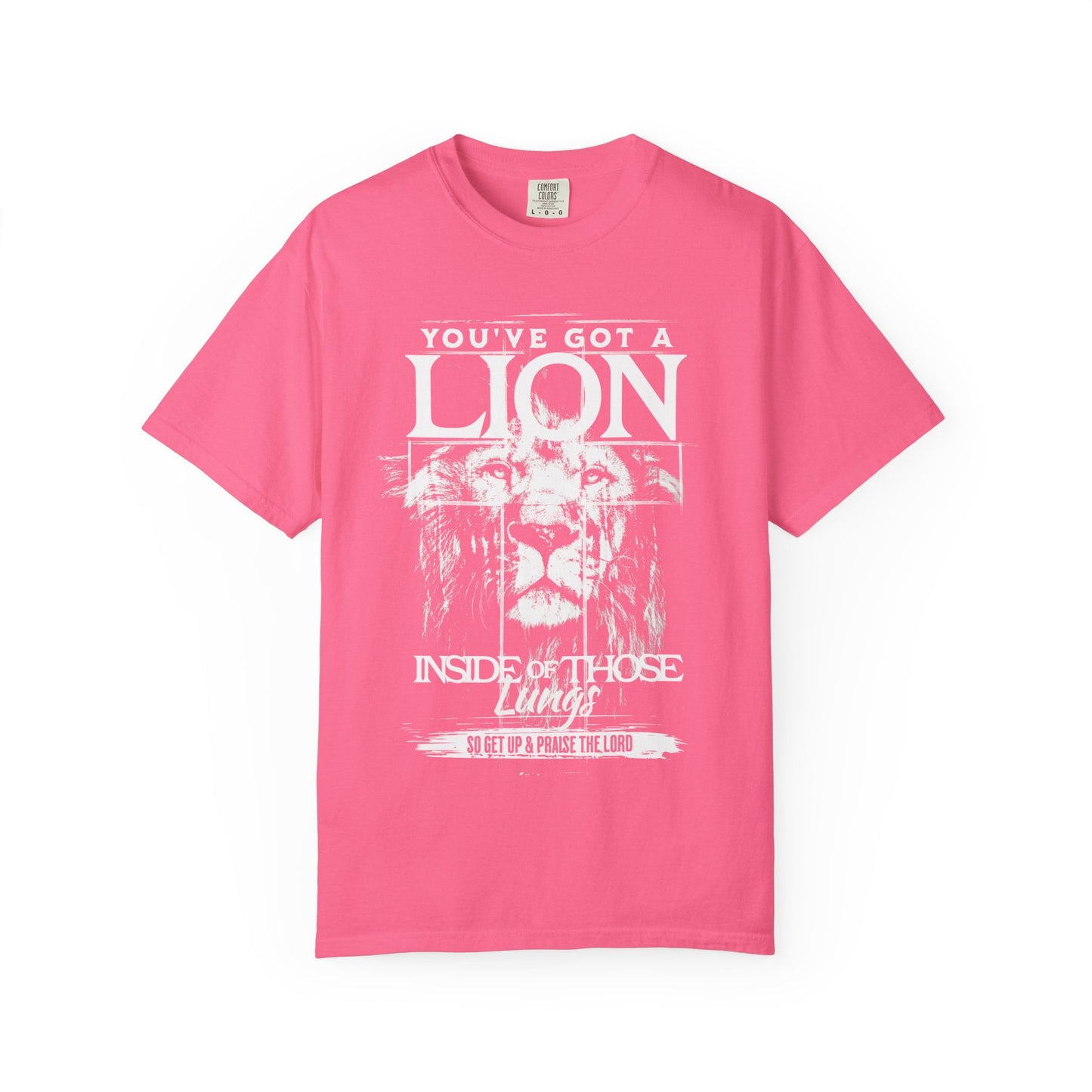 Get Up & Praise The Lord - Unisex Heavyweight Tee