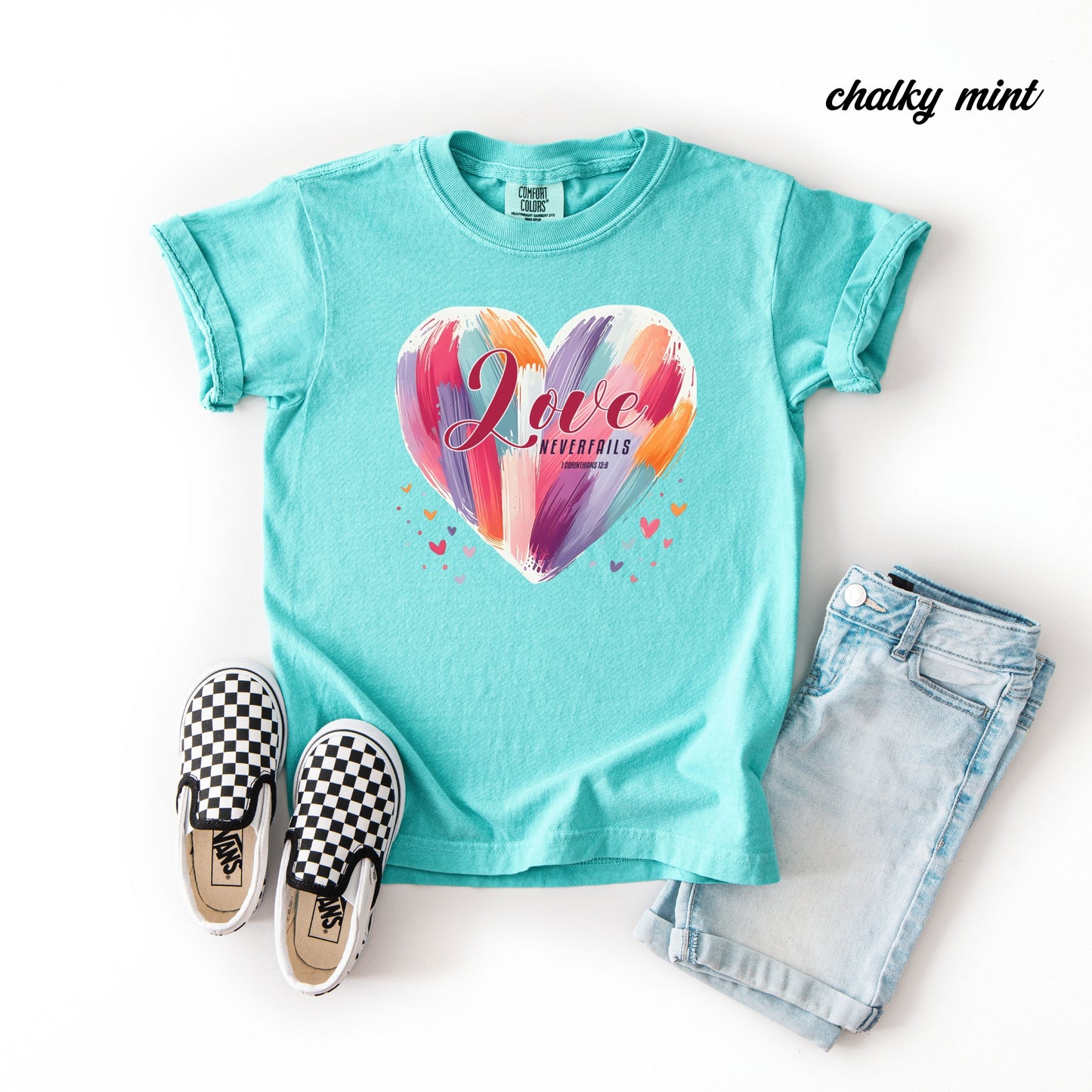 Love Never Fails - Youth Tee