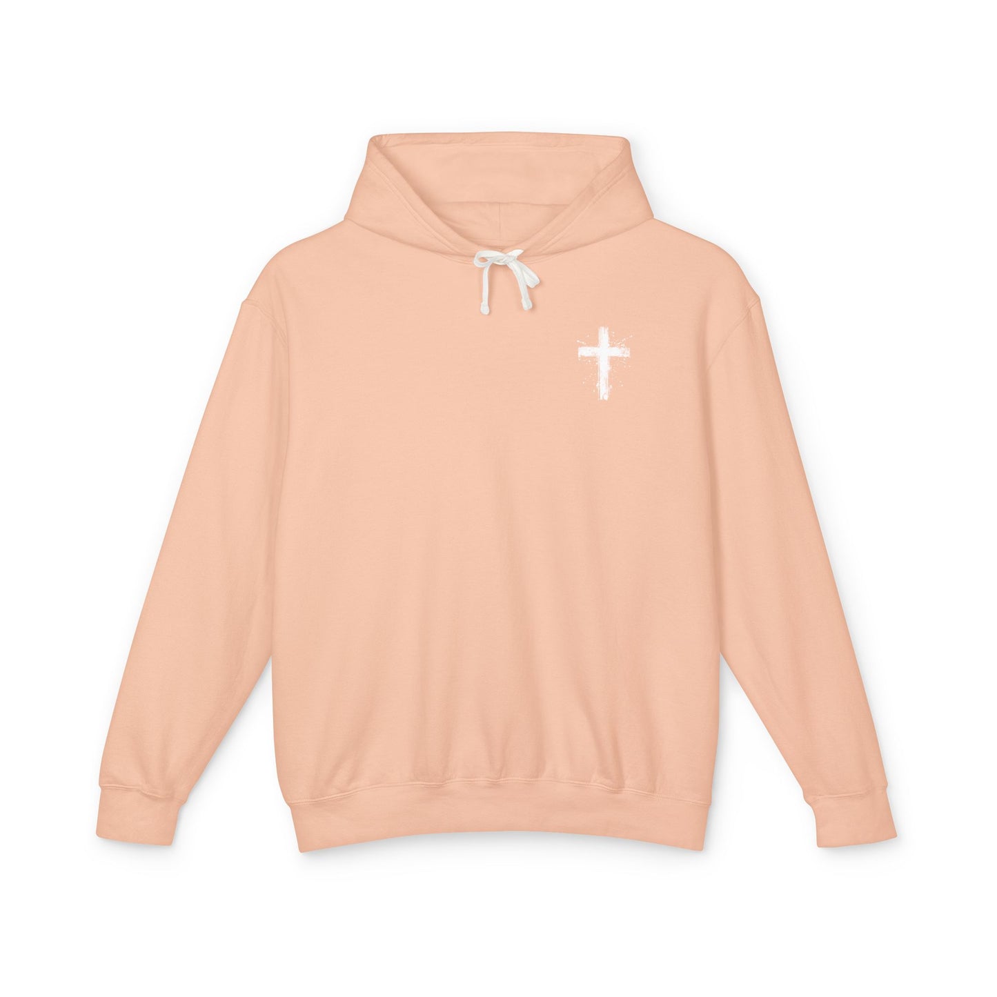 By His Grace  - Unisex Lightweight Hooded Sweatshirt