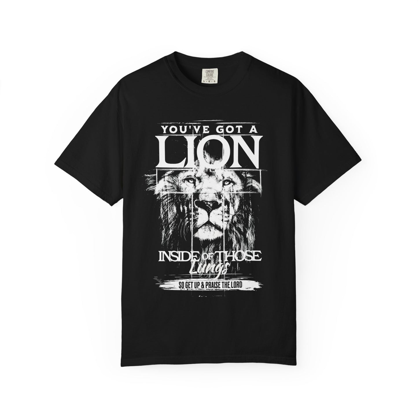 Get Up & Praise The Lord - Unisex Heavyweight Tee