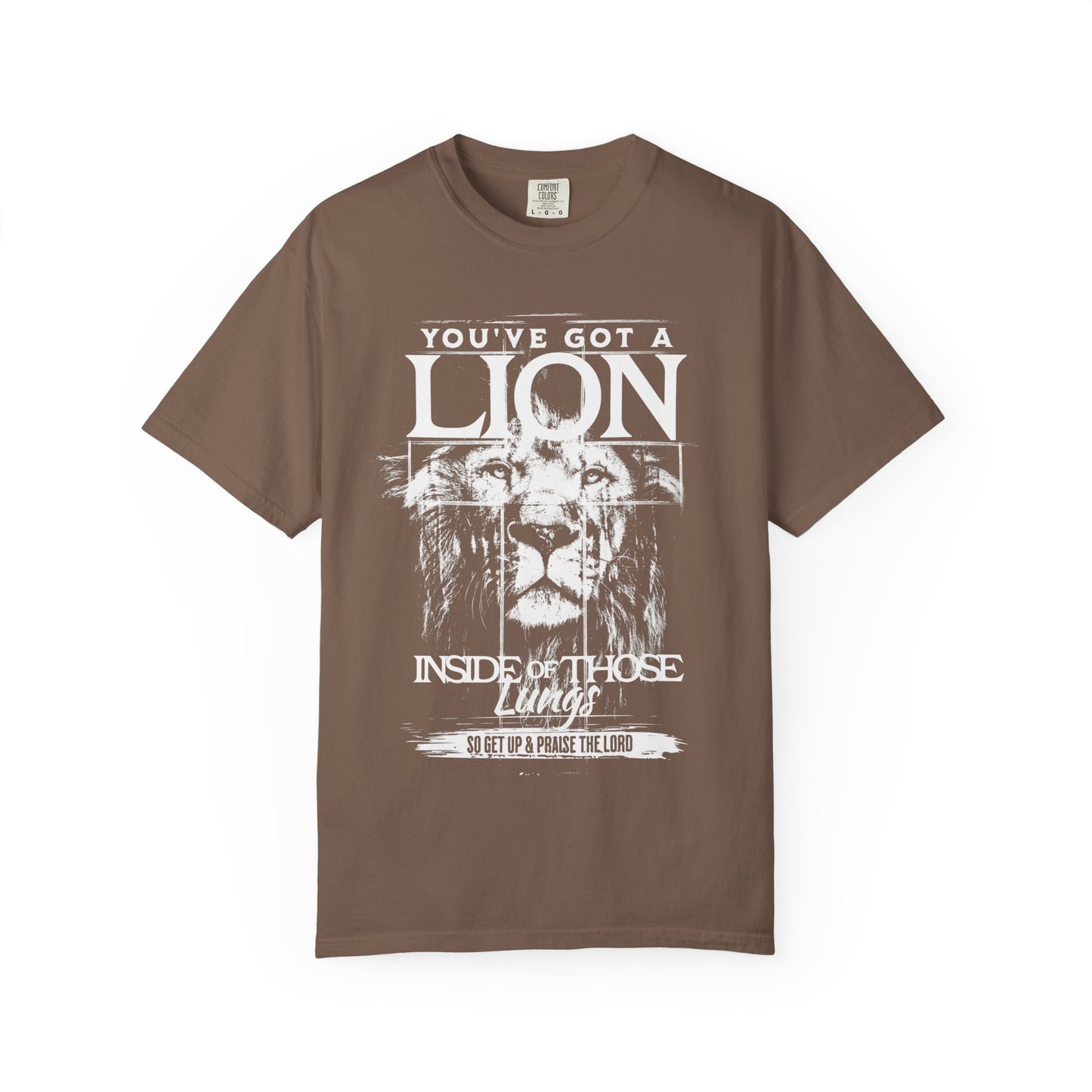 Get Up & Praise The Lord - Unisex Heavyweight Tee