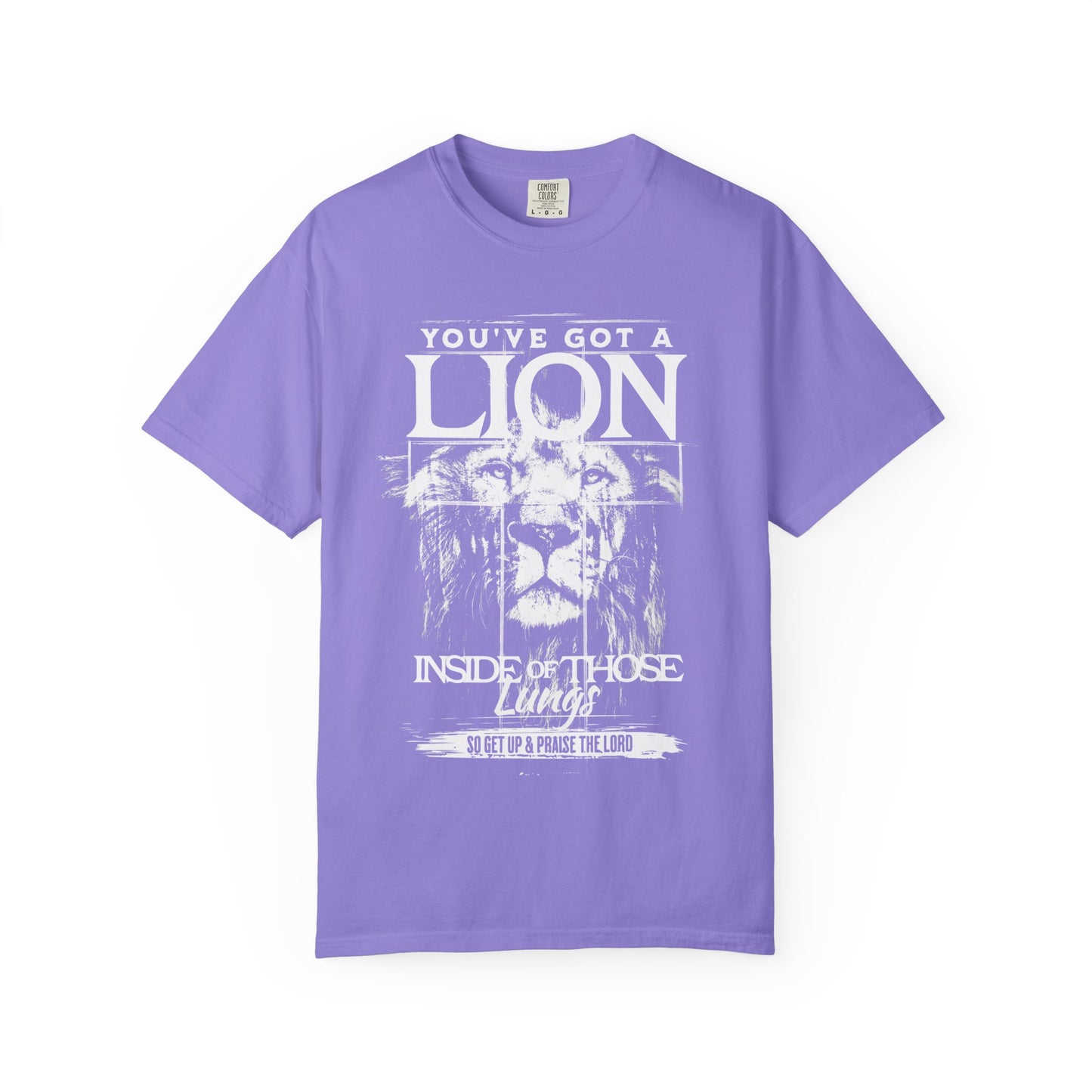 Get Up & Praise The Lord - Unisex Heavyweight Tee