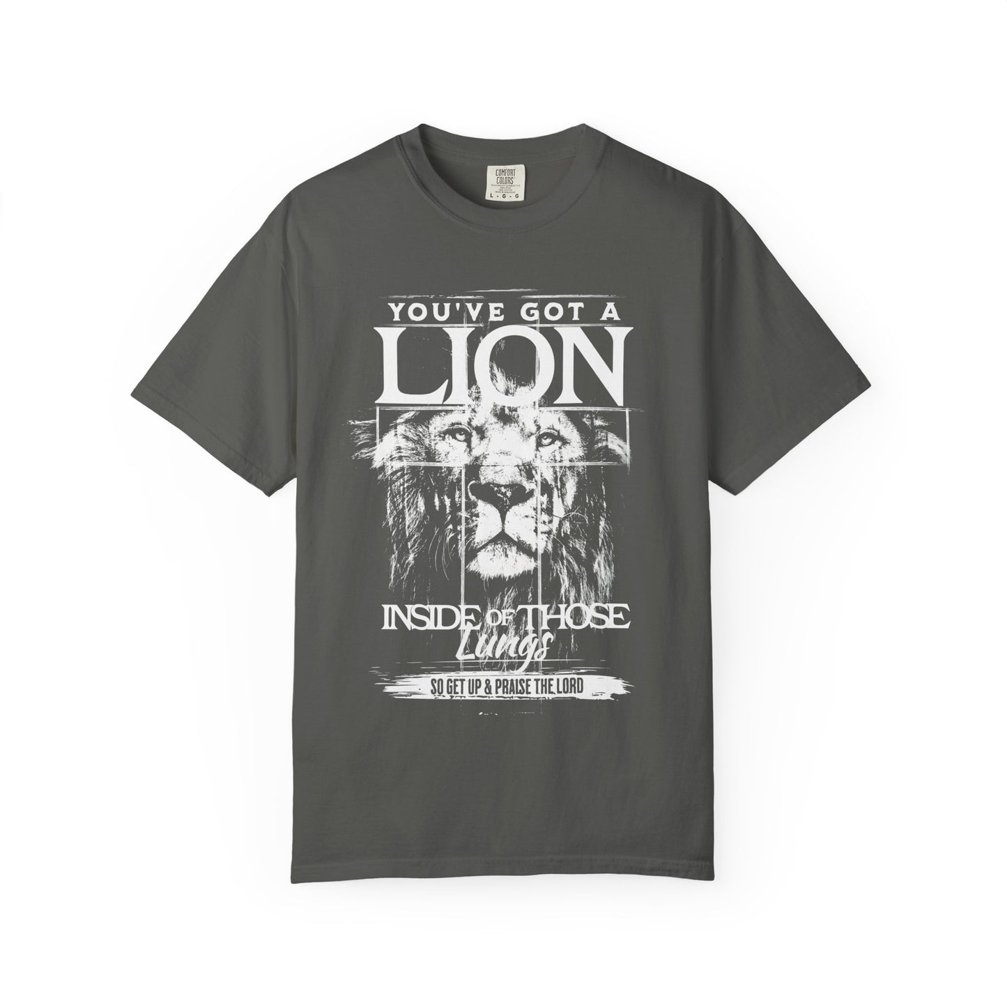Get Up & Praise The Lord - Unisex Heavyweight Tee