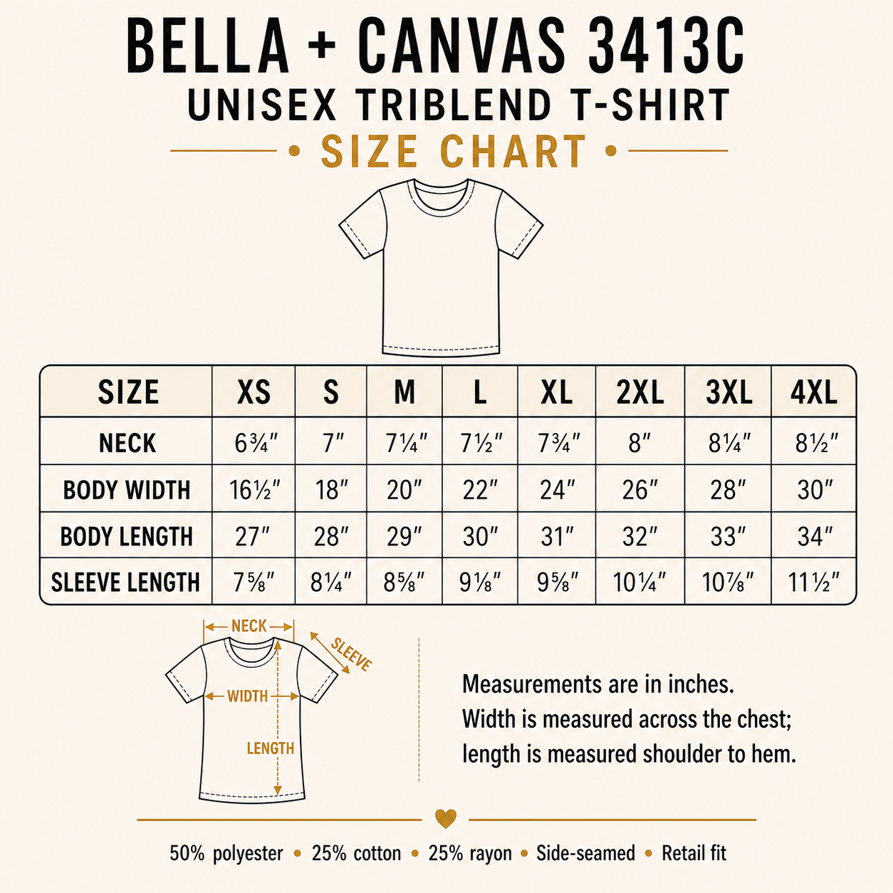 Bella Canvas Unisex Triblend T-Shirt | Campus Collection 1