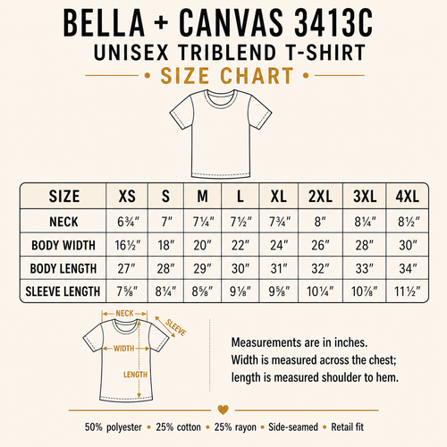 Bella Canvas Unisex Triblend T-Shirt | Campus Collection 1