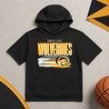 Sport-Tek Youth Sport-Wick Fleece Short Sleeve Hoodie | Campus Collection 1
