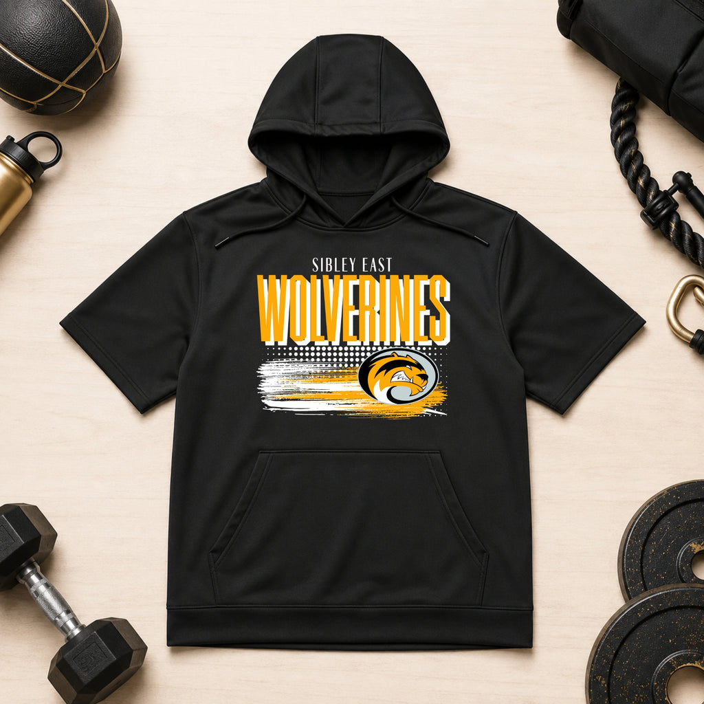 Sport-Tek Sport-Wick Fleece Short Sleeve Hoodie | Campus Collection 1