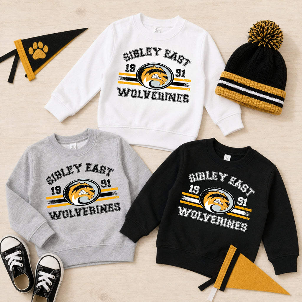 Rabbit Skins Toddler Crewneck Sweatshirt | Campus Collection 2