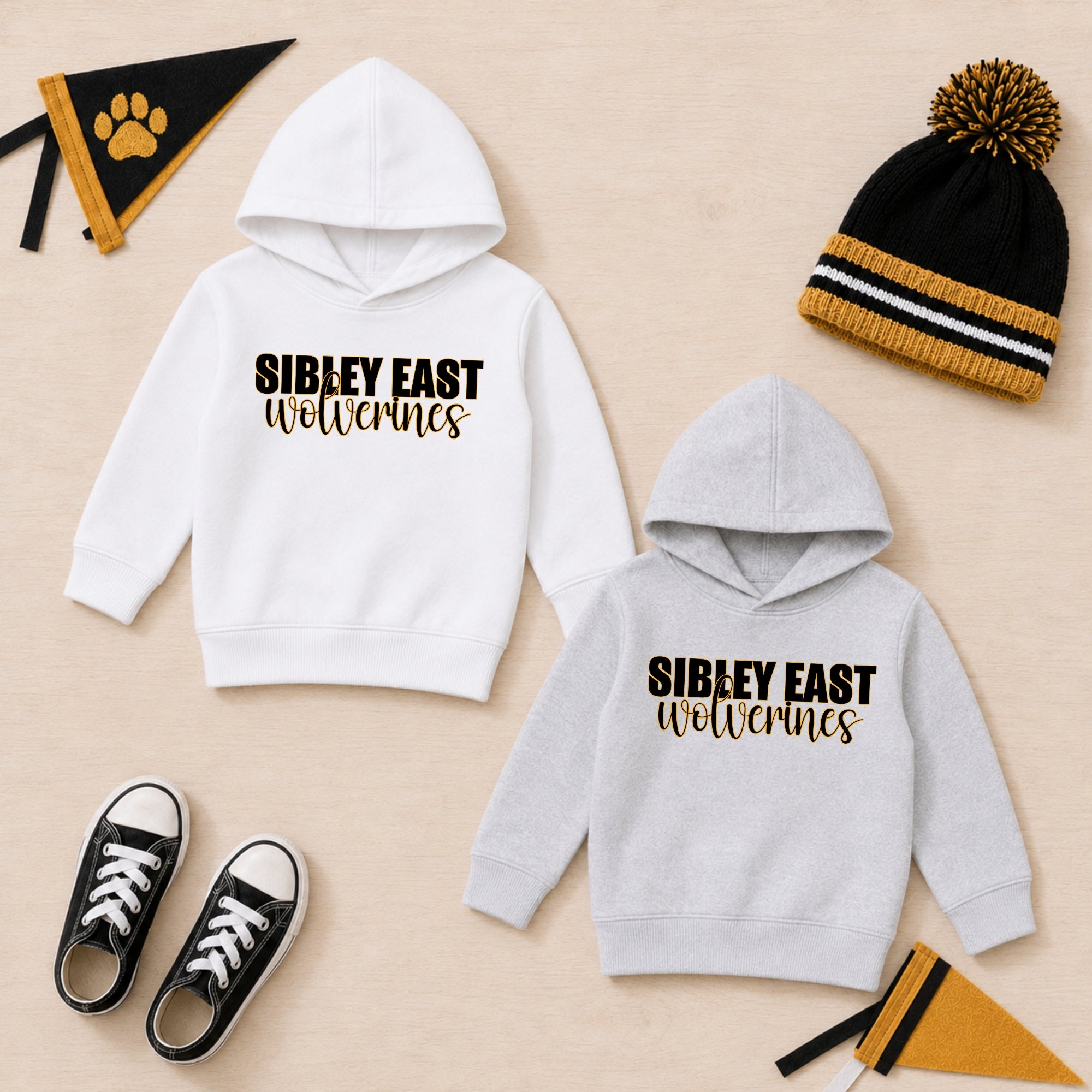 Rabbit Skins Toddler Hooded Sweatshirt | Campus Collection 3