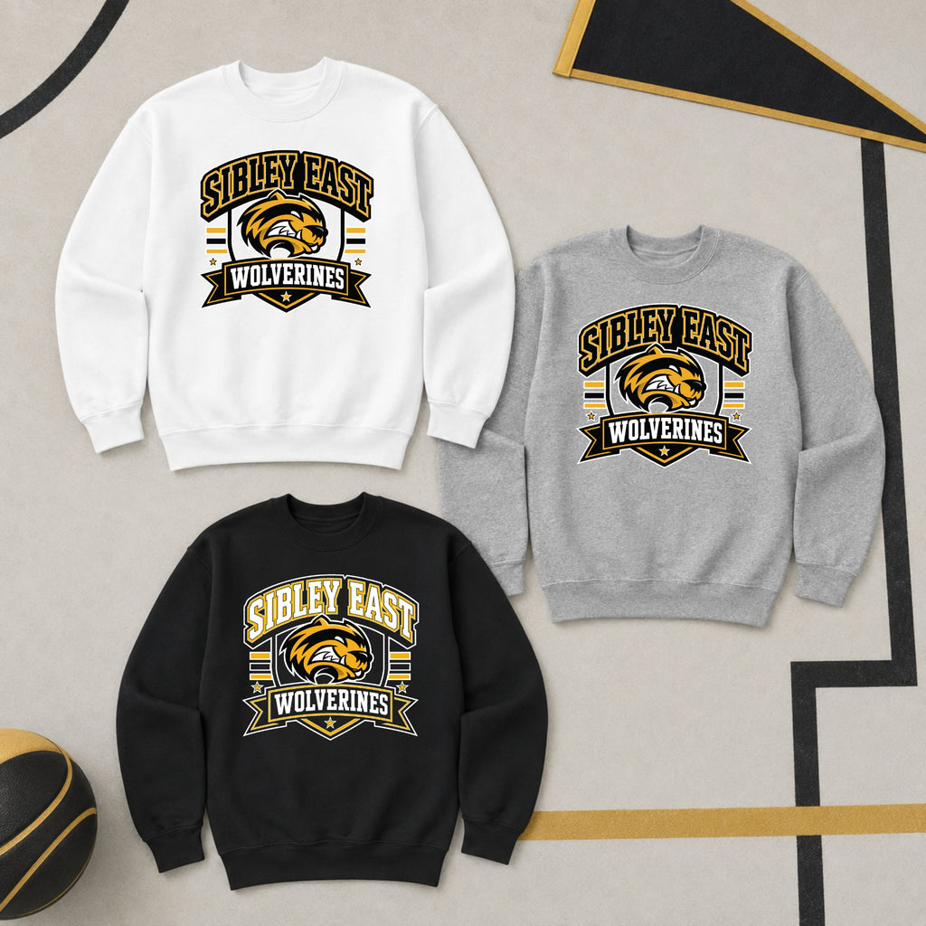 Gildan Youth Heavy Blend 50/50 Fleece Crew | Design Series 1