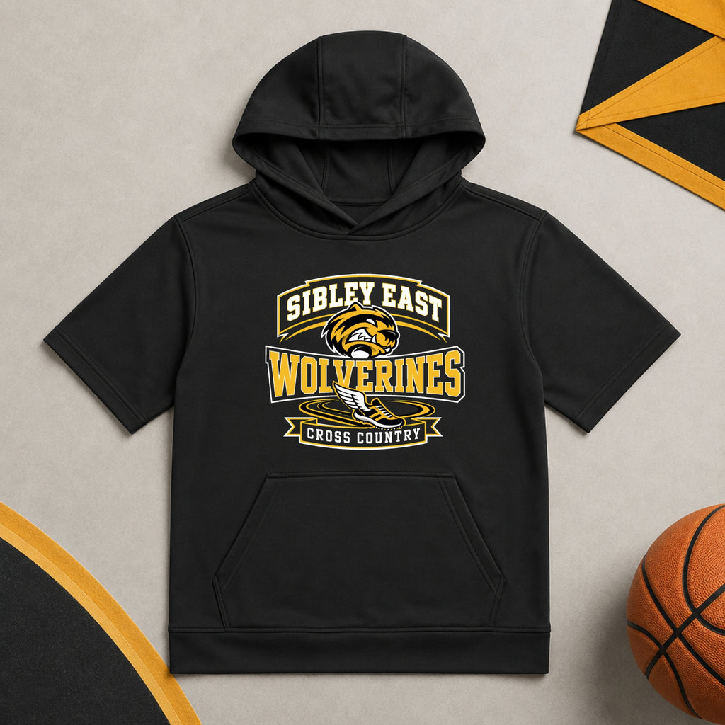 Sport-Tek Youth Sport-Wick Fleece Short Sleeve Hoodie | Design Series 1