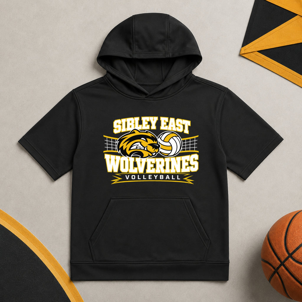 Sport-Tek Youth Sport-Wick Fleece Short Sleeve Hoodie | Design Series 1
