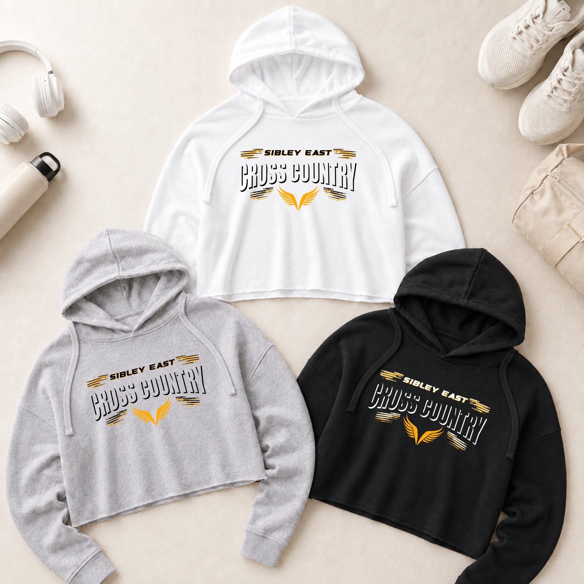 Independent Trading Women’s Lightweight Cropped Hoodie | Design Series 2