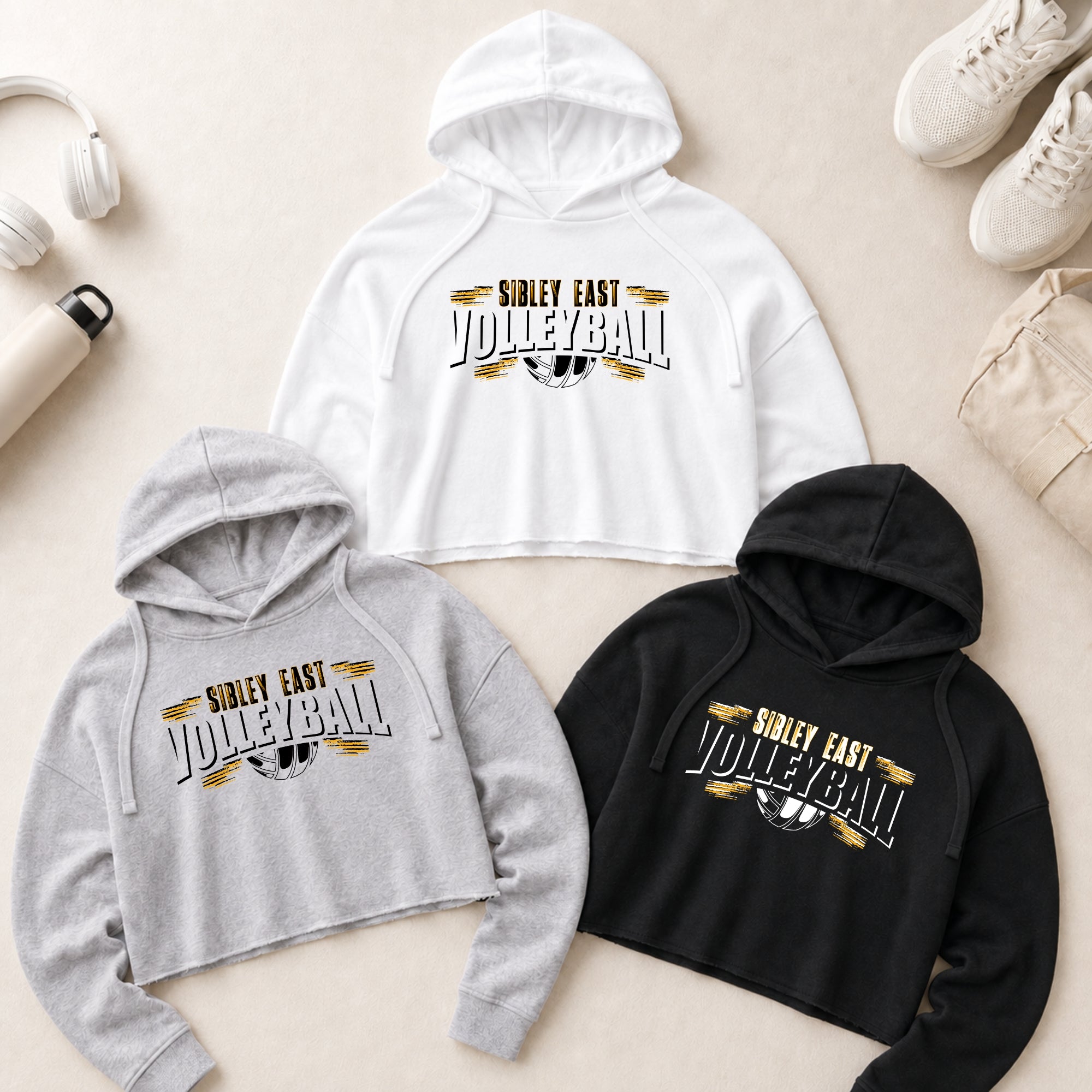 Independent Trading Women’s Lightweight Cropped Hoodie | Design Series 2