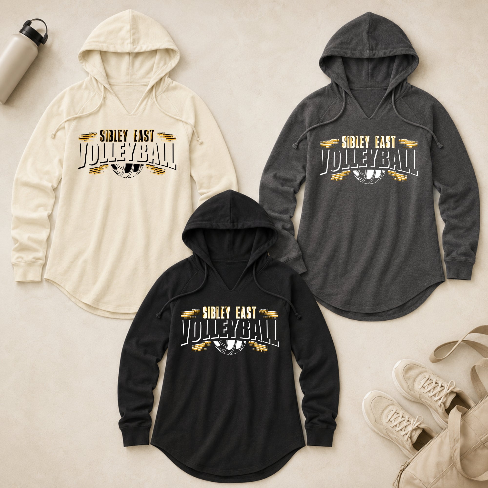 Independent Trading Women’s Lightweight Hoodie | Design Series 2