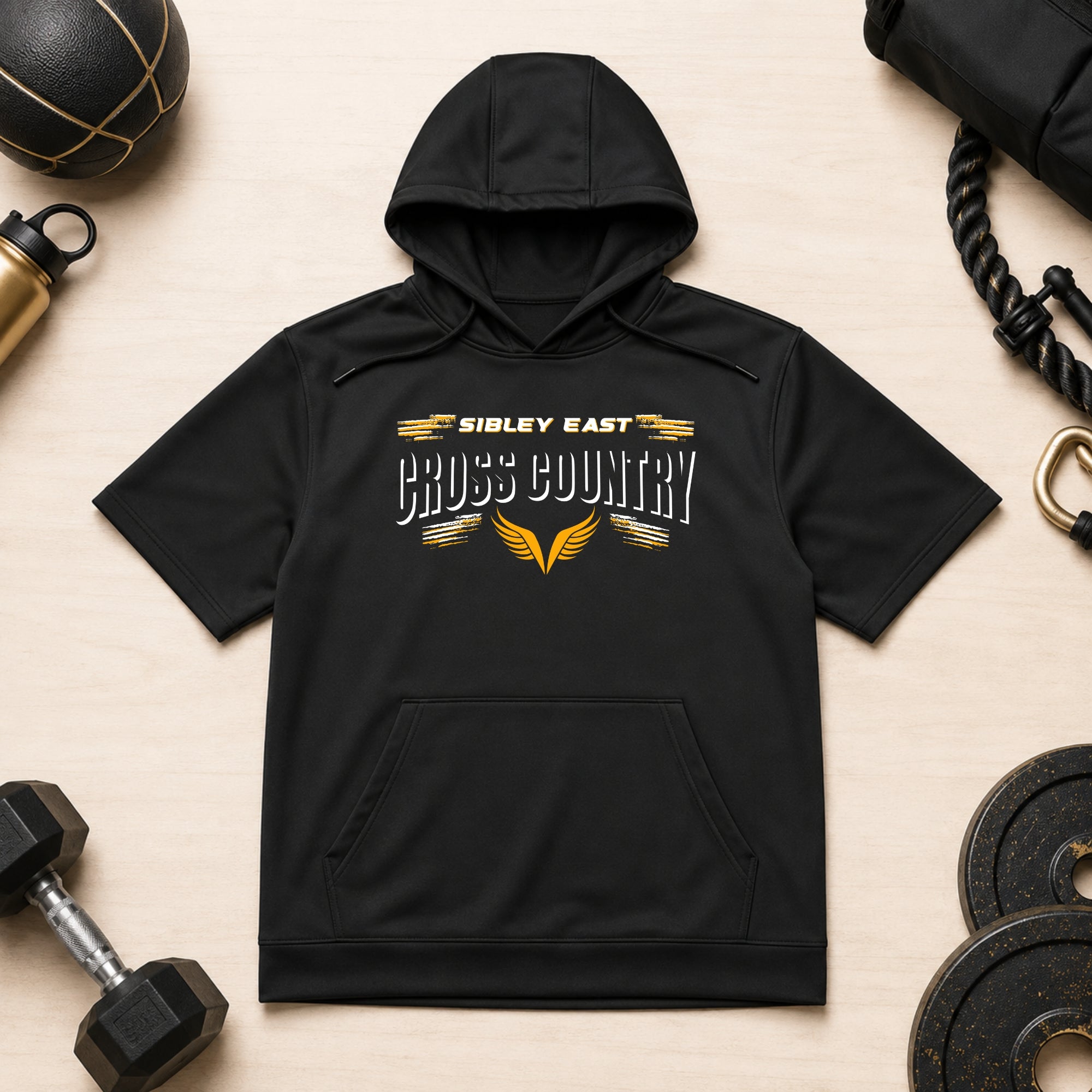 Sport-Tek Sport-Wick Fleece Short Sleeve Hoodie | Design Series 2