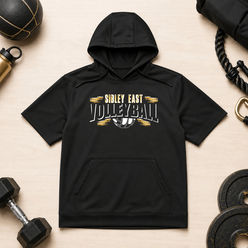 Sport-Tek Sport-Wick Fleece Short Sleeve Hoodie | Design Series 2