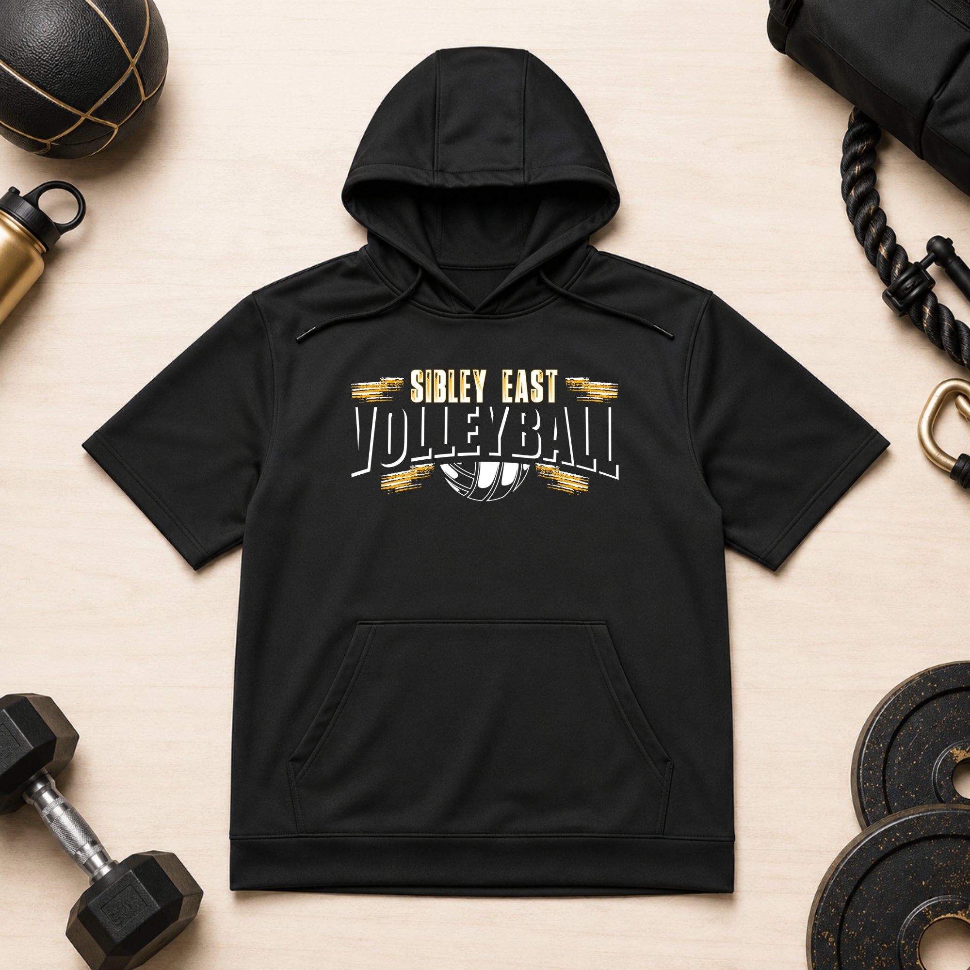 Sport-Tek Sport-Wick Fleece Short Sleeve Hoodie | Design Series 2