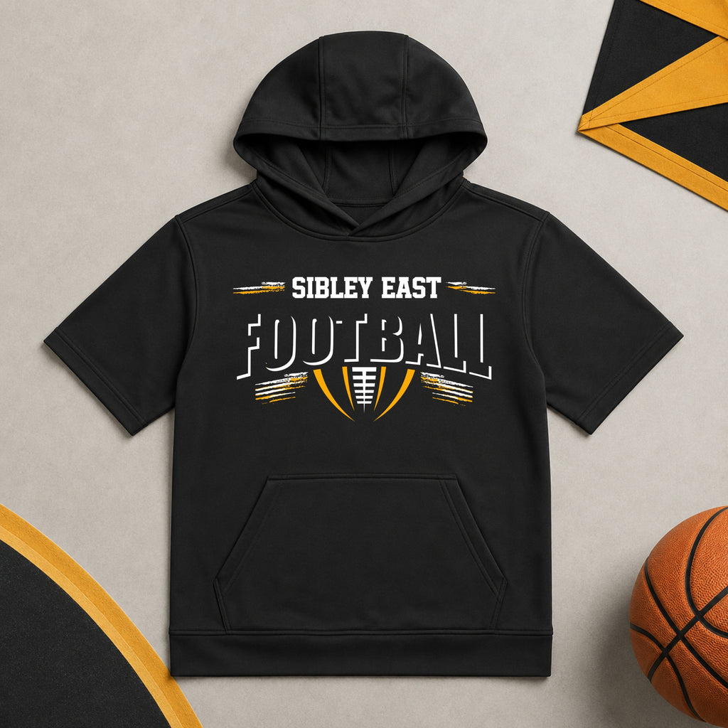 Sport-Tek Youth Sport-Wick Fleece Short Sleeve Hoodie | Design Series 2