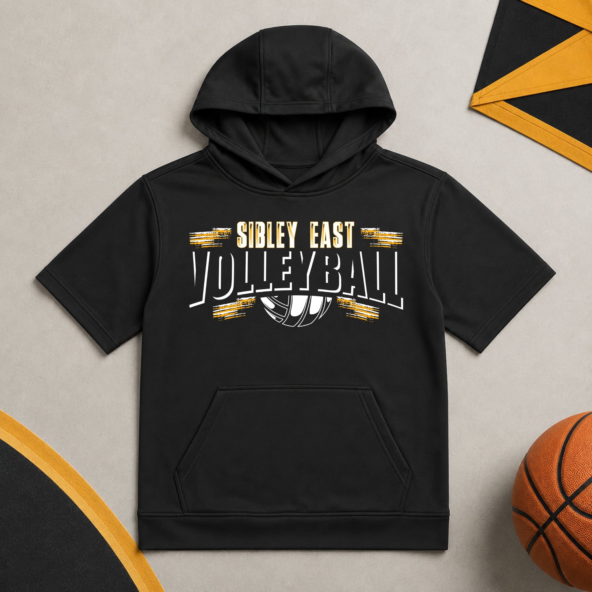 Sport-Tek Youth Sport-Wick Fleece Short Sleeve Hoodie | Design Series 2