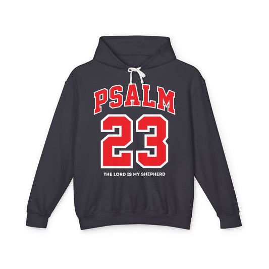 Psalm 23 - Unisex Lightweight Hooded Sweatshirt