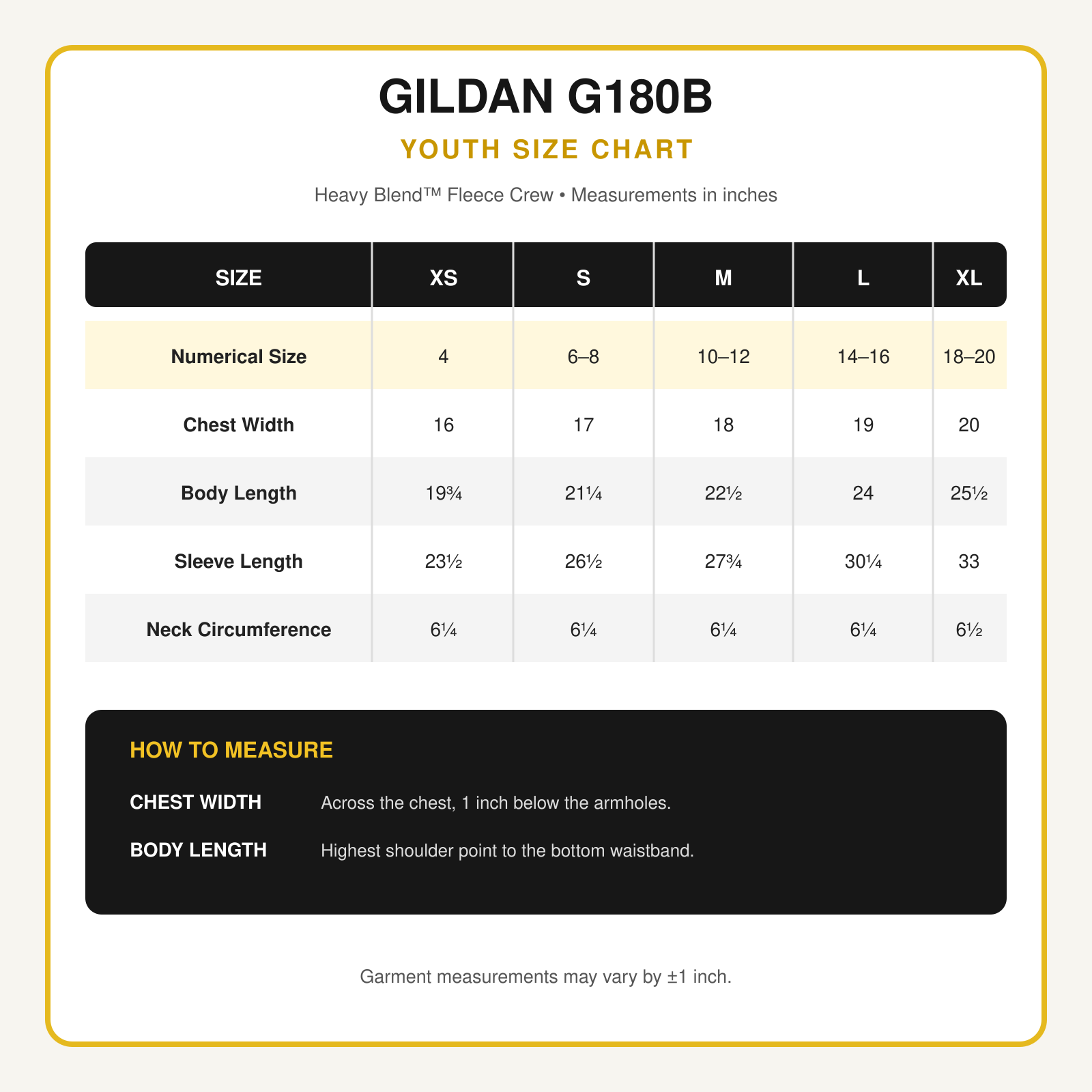 Gildan Youth Heavy Blend 50/50 Fleece Crew | Design Series 2