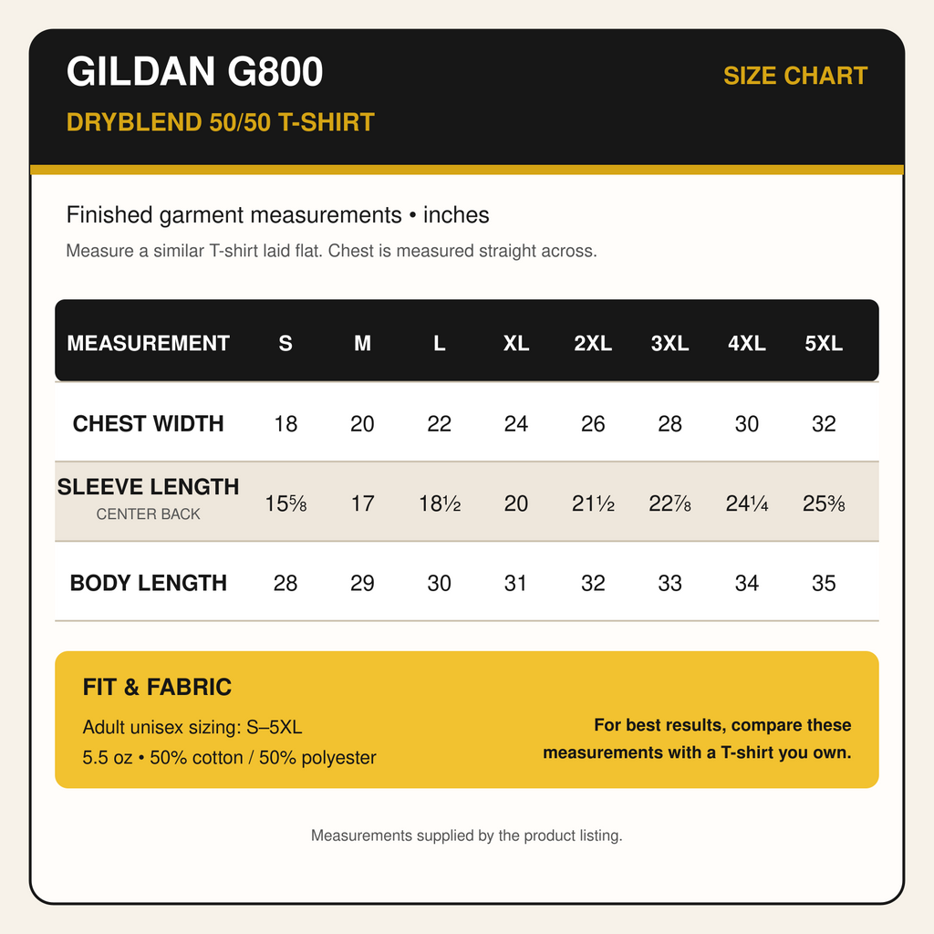 Gildan Unisex 50/50 T-Shirt | Design Series 2