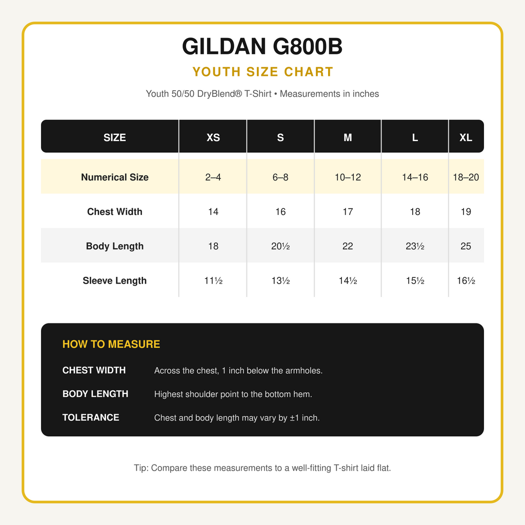 Gildan Youth 50/50 T-Shirt | Design Series 1