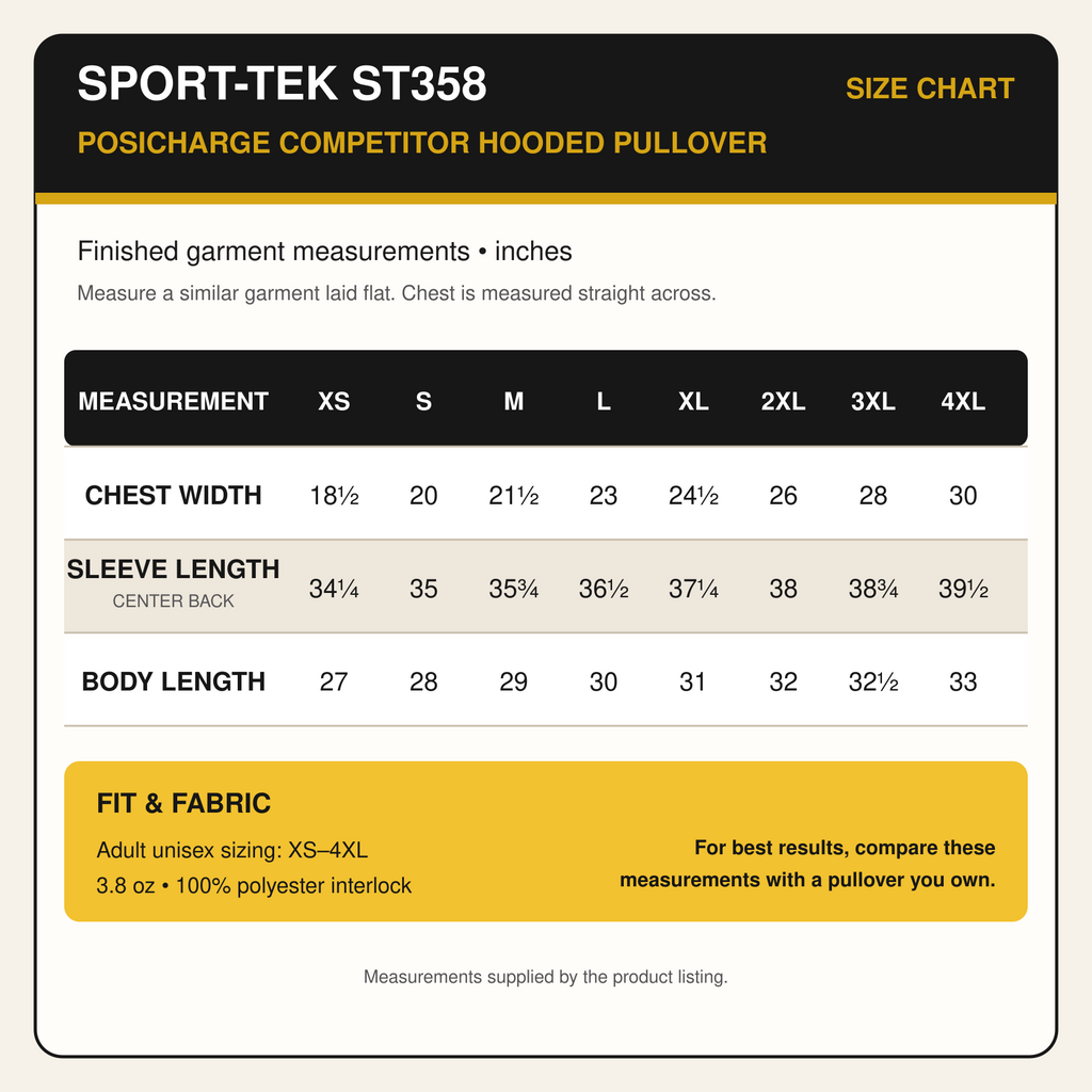 Sport-Tek Unisex PosiCharge Competitor Hooded Tee | Campus Collection 2