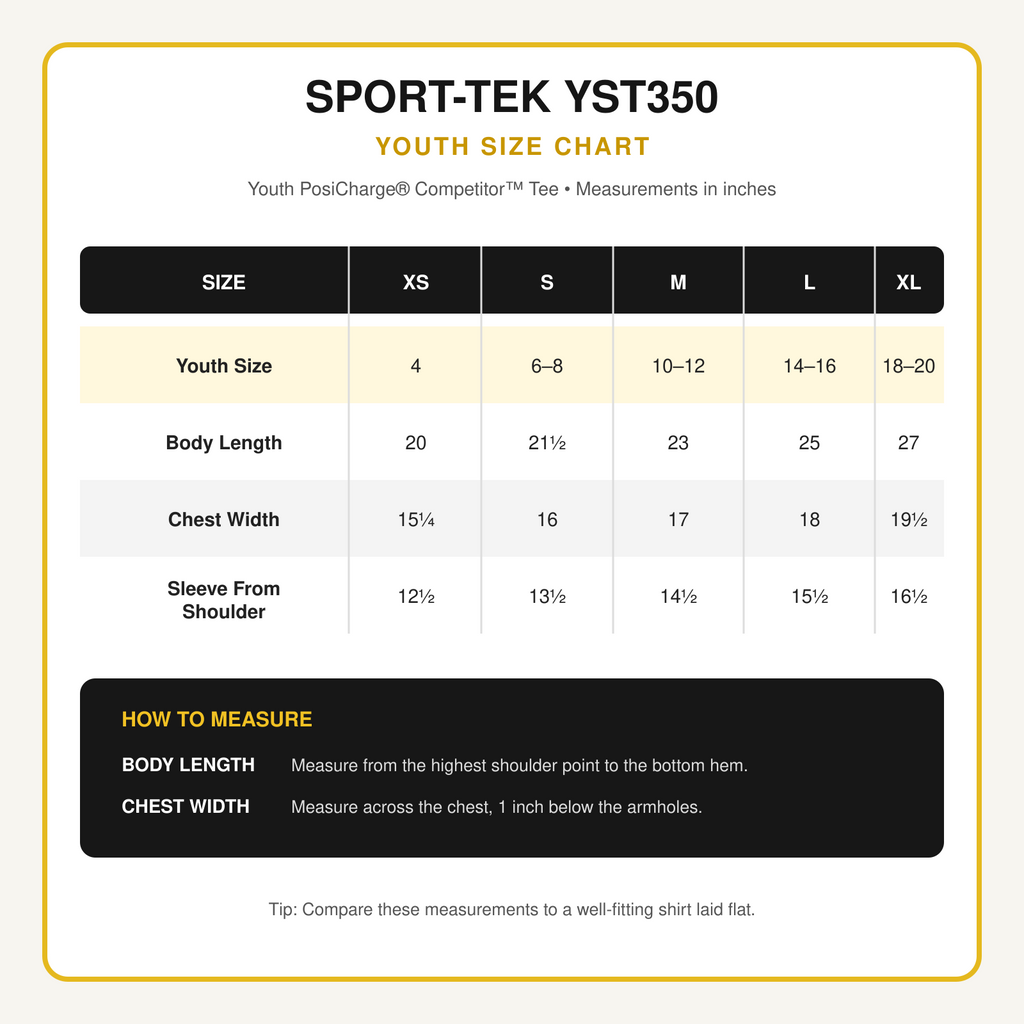Sport-Tek Youth PosiCharge Competitor Tee | Campus Collection 1