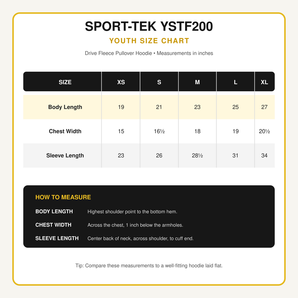 Sport-Tek Youth Drive Fleece Pullover Hoodie | Design Series 1