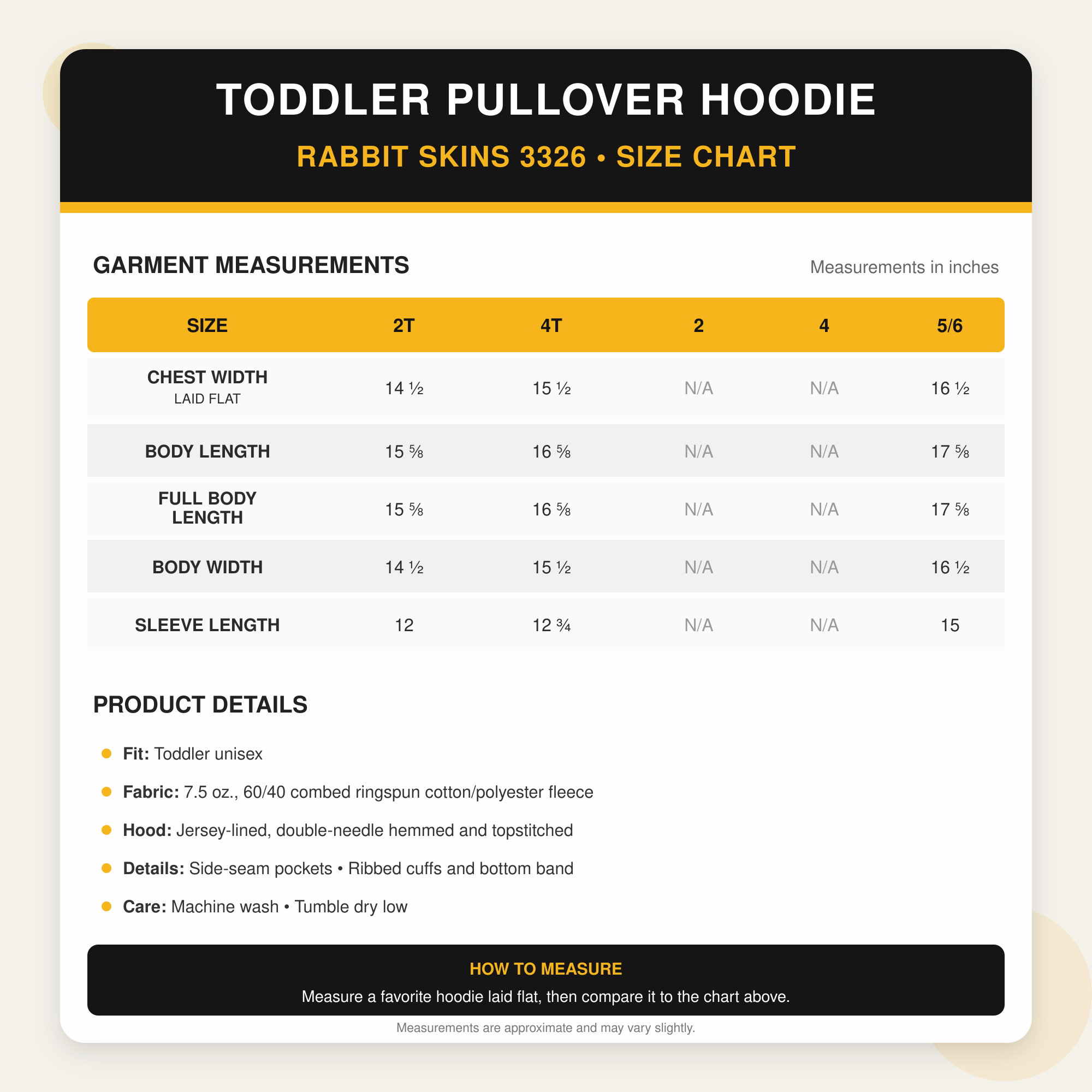 Rabbit Skins Toddler Hooded Sweatshirt | Design Series 2